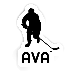 Autocollant Ava Joueur de hockey Image