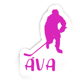 Ava Autocollant Joueuse de hockey Image