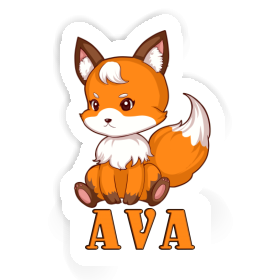 Renard Autocollant Ava Image