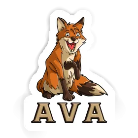 Renard Autocollant Ava Image