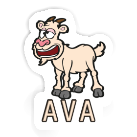 Chèvre Autocollant Ava Image