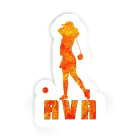 Golfeuse Autocollant Ava Image