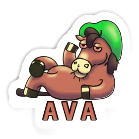 Ava Autocollant Cheval Image