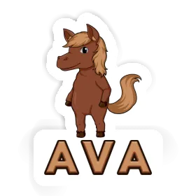 Cheval Autocollant Ava Image
