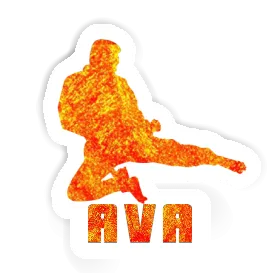 Ava Autocollant Karatéka Image