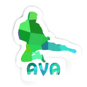 Ava Autocollant Karatéka Image
