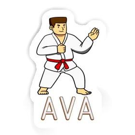 Karatéka Autocollant Ava Image