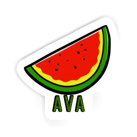 Pastèque Autocollant Ava Image