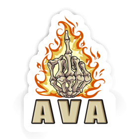 Autocollant Ava Doigt du milieu Image