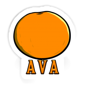 Autocollant Ava Orange Image