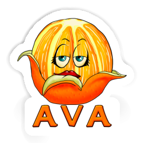 Orange Autocollant Ava Image