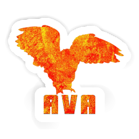Eule Aufkleber Ava Image