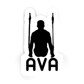 Gymnaste aux anneaux Autocollant Ava Image