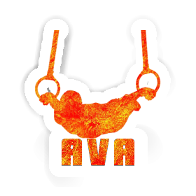 Ava Autocollant Gymnaste aux anneaux Image