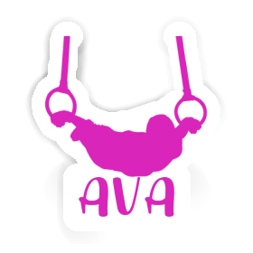 Gymnaste aux anneaux Autocollant Ava Image