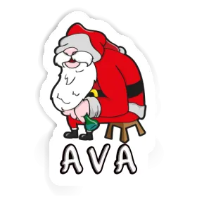 Autocollant Ava Père Noël Image