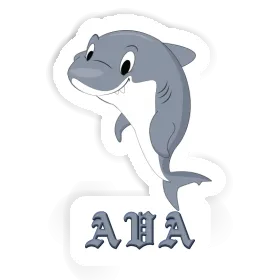 Ava Sticker Shark Image
