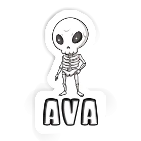 Aufkleber Skelett Ava Image