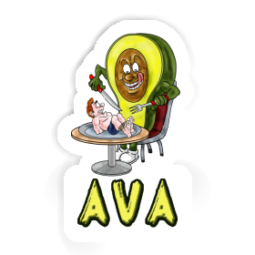 Autocollant Avocat Ava Image