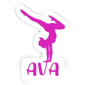 Ava Autocollant Femme de yoga Image