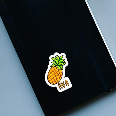 Sticker Ava Pineapple Laptop Image