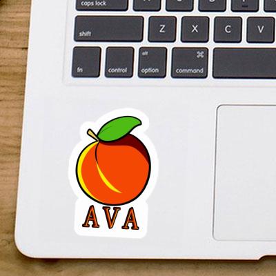 Ava Sticker Apricot Image