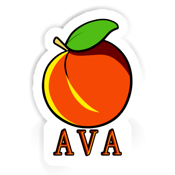 Autocollant Abricot Ava Notebook Image
