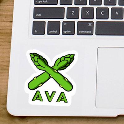 Autocollant Asperge Ava Laptop Image