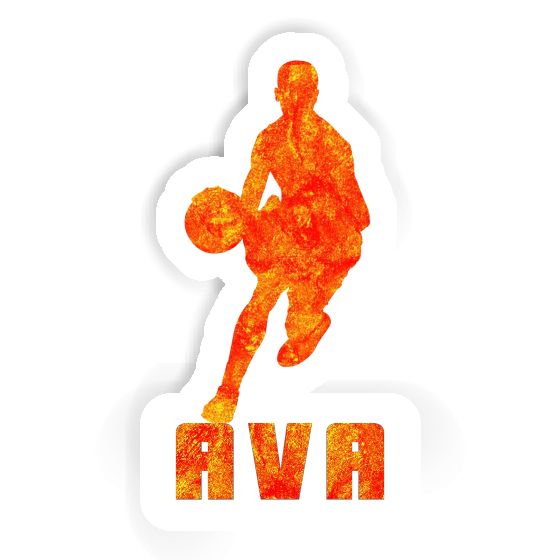 Ava Aufkleber Basketballspieler Laptop Image