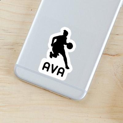 Autocollant Joueuse de basket-ball Ava Notebook Autocollant Joueuse de basket-ball Ava Notebook Image