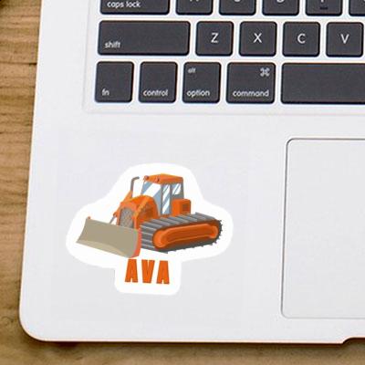 Sticker Ava Excavator Notebook Image