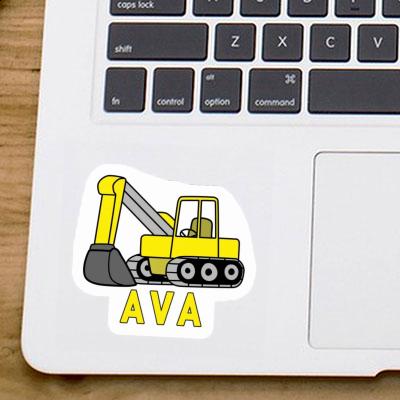 Ava Aufkleber Bagger Laptop Image