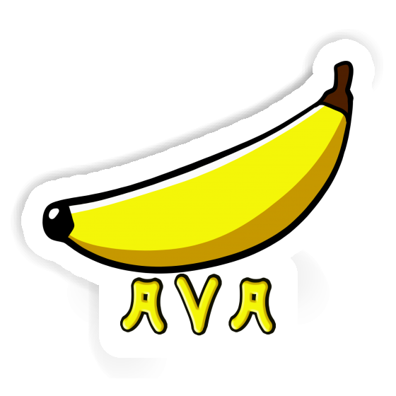 Ava Autocollant Banane Notebook Image