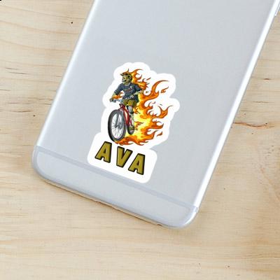 Ava Autocollant Biker Freeride Laptop Image