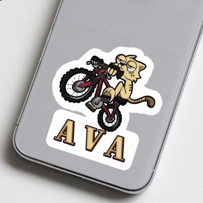 Autocollant Ava Chat à vélo Autocollant Ava Chat à vélo Image