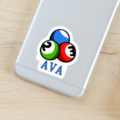 Ava Autocollant Boule de billard Notebook Ava Autocollant Boule de billard Gift package Image