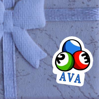 Ava Autocollant Boule de billard Laptop Ava Autocollant Boule de billard Laptop Image