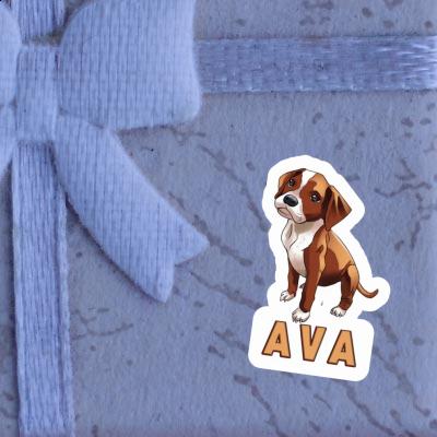 Sticker Boxerhund Ava Laptop Sticker Boxerhund Ava Laptop Image