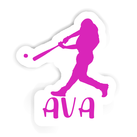 Ava Autocollant Joueur de baseball Image