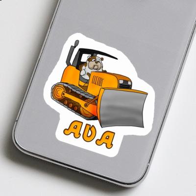 Autocollant Ava Bulldozer Image