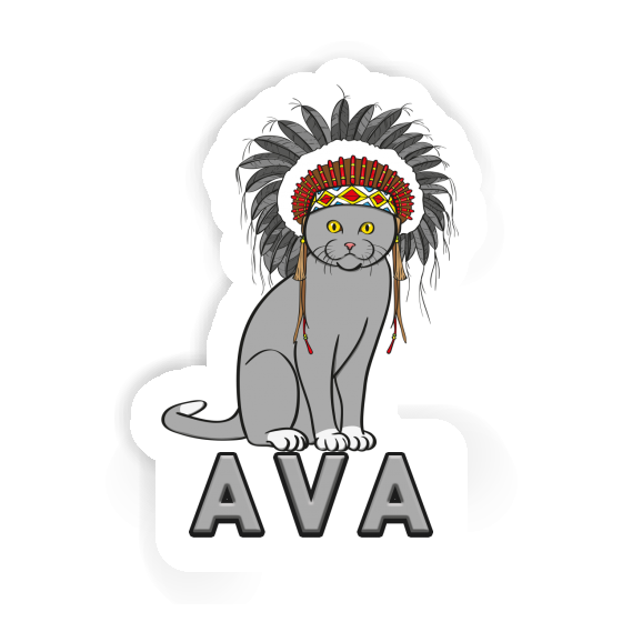 Autocollant Ava Chat indien Gift package Image
