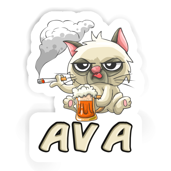 Bad Cat Autocollant Ava Image
