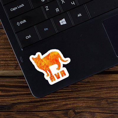 Sticker Katze Ava Gift package Image