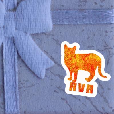 Sticker Katze Ava Image