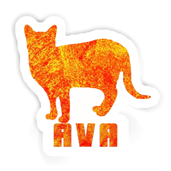 Sticker Katze Ava Gift package Image