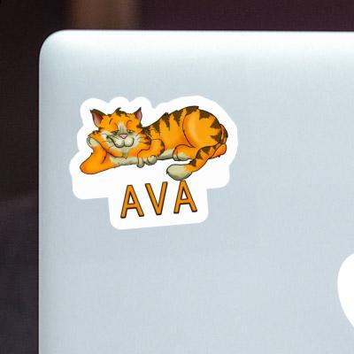 Chat Autocollant Ava Image