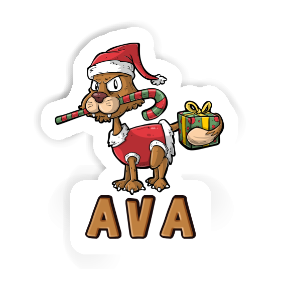Autocollant Ava Chat Laptop Image