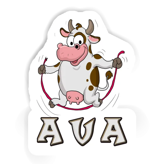 Vache Autocollant Ava Notebook Image
