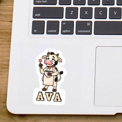 Ava Autocollant Vache Notebook Image