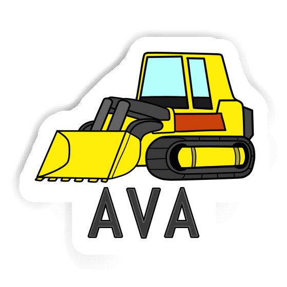 Raupenlader Aufkleber Ava Laptop Image